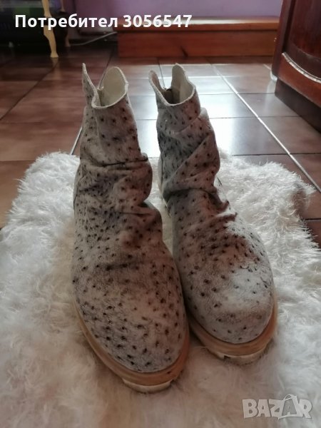 Дамски боти естествена кожа , снимка 1