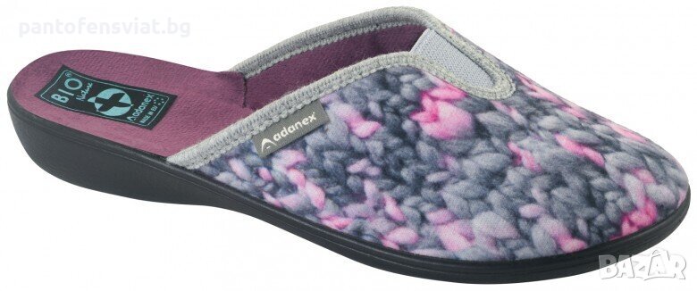 Дамски чехли ADANEX цветен принт 36/41, снимка 1