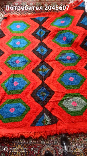 Продавам ръчно изработени вълнени килими, снимка 1