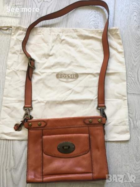 FOSSIL чанта естествена кожа, снимка 1