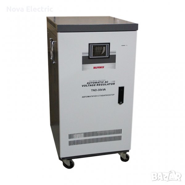 Автоматичен Стабилизатор На Ток 30KW BULPOWER С LED ДИСПЛЕЙ, снимка 1