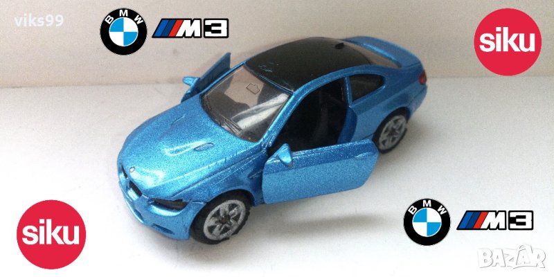 Siku BMW M3 Coupe Metallic Blue, снимка 1