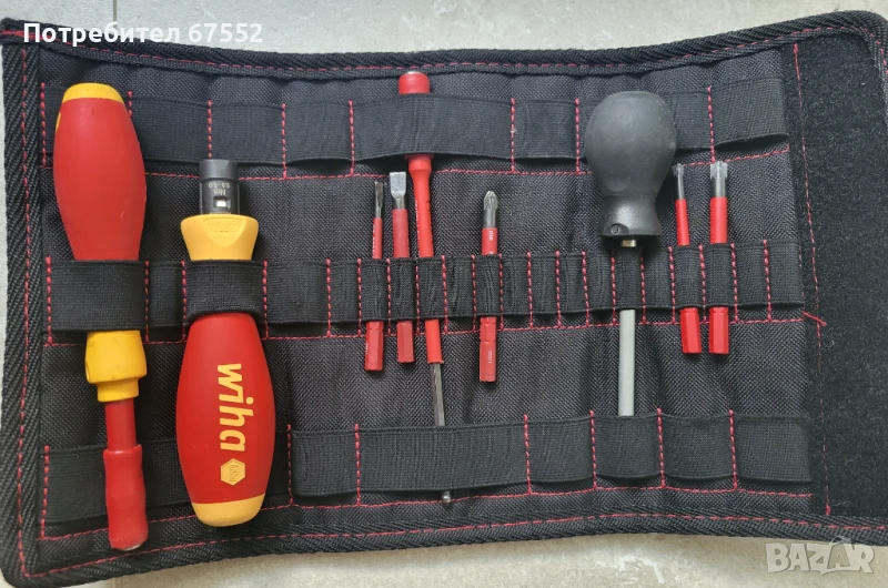 Динамометрична отвертка Wiha TorqueVario-S (0,8 - 5 Nm) комплект. 180лв., снимка 1