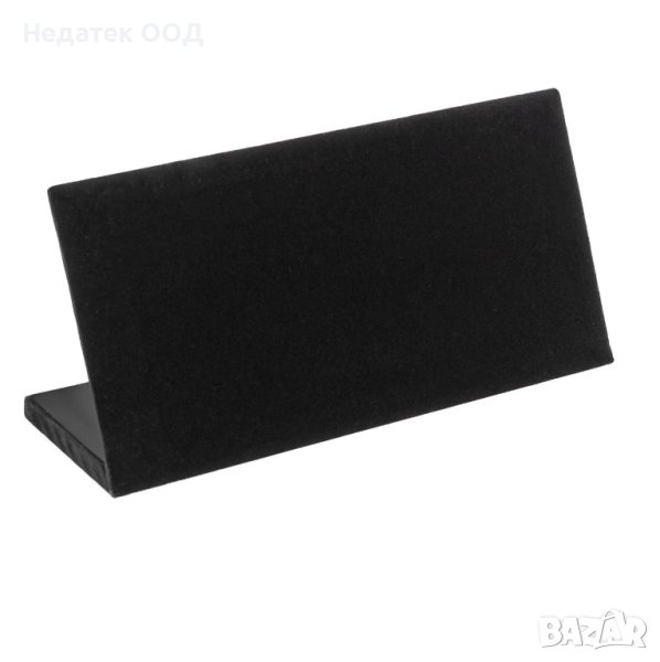 Органайзер за бижута, Velvet Black,  25x8.5x11см, Черен, снимка 1
