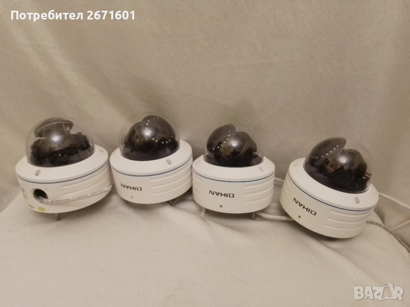 4 броя IP камера Qihan QH-NV536DS-P, куполна камера , снимка 1