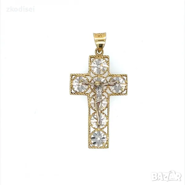 Златен медальон 1,68гр. 14кр. проба:585 модел:27305-1, снимка 1