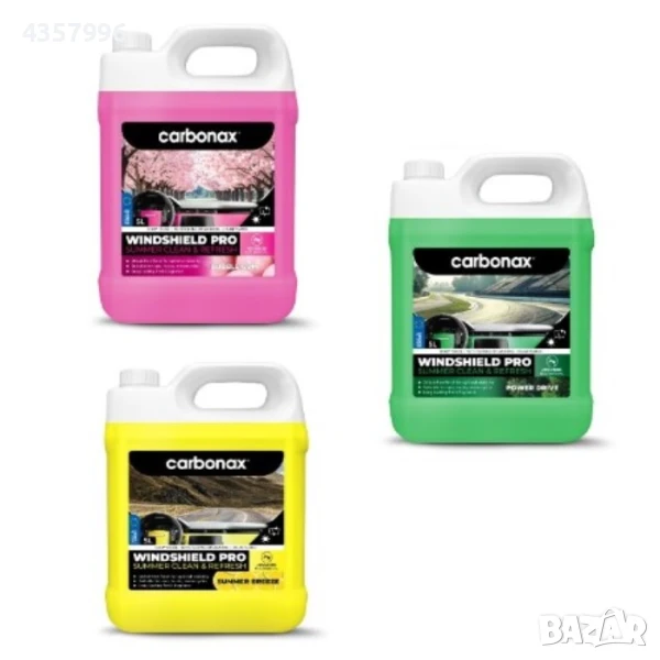 Течност за чистачки лятна 5л, Carbonax, Готова за употреба, 3 аромата, снимка 1