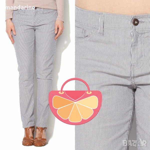 ПРОМО 🍊 TIMBERLAND 🍊 Дамски панталони STRIPED SKINNY FIT PANTS размер S и S-M, снимка 1