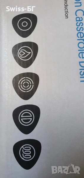 чугунена тенджера 5.5 литра нова, снимка 1