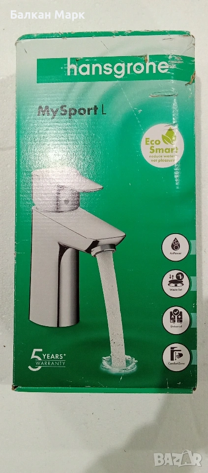 Hansgrohe MySport L – Смесител за умивалник / мивка – Немски внос, снимка 1