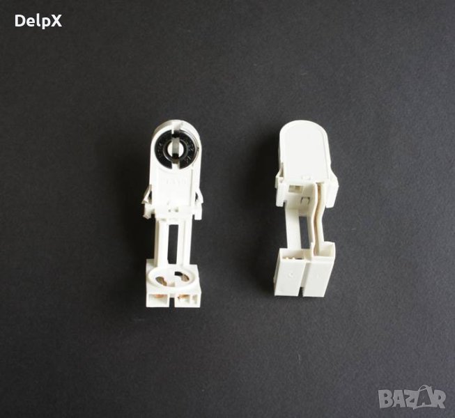 Държач/фасунга със стартер за луминисцентни и UV лампи с цокъл T8 250V, снимка 1