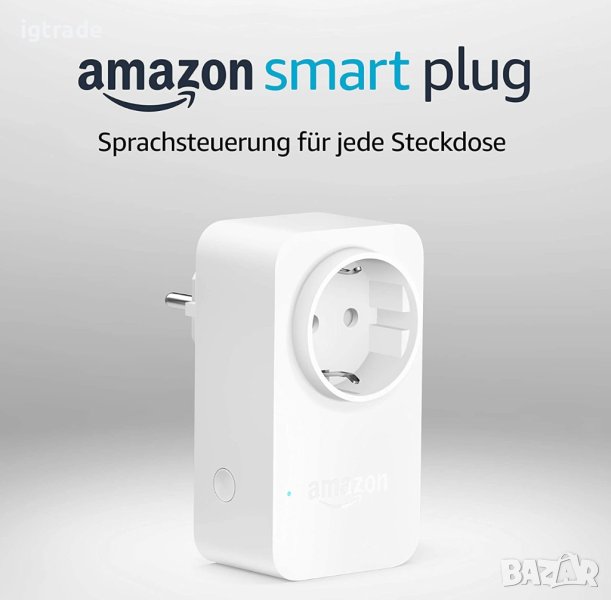 Amazon Smart Plug - WiFi смарт контакт с Алекса, снимка 1