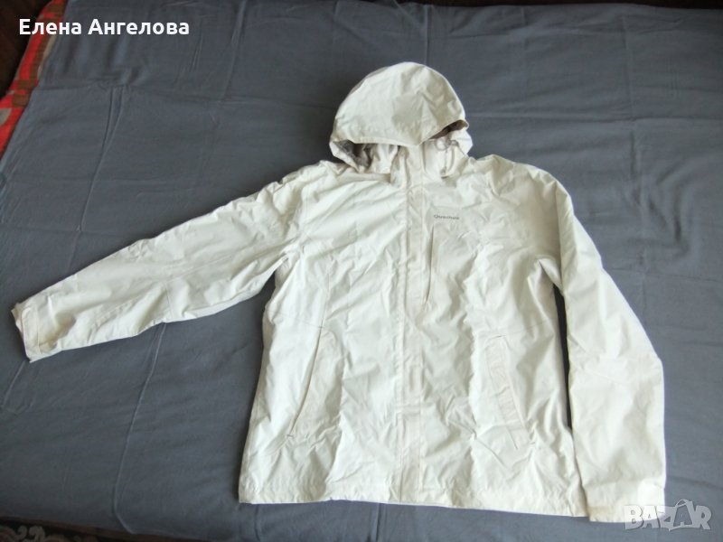 Дамско яке QUECHUA цвят екрю, ново, снимка 1