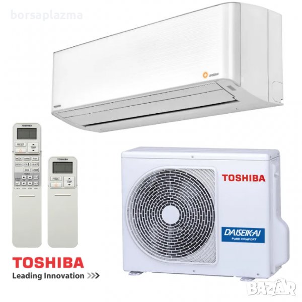 Инверторен климатик Toshiba Super Daiseikai 9 RAS-10PKVPG-E / RAS-10PAVPG-E, снимка 1
