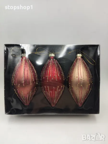 Стъклени Коледни топки 13 см Christmas , снимка 1