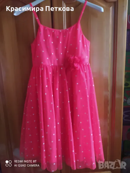 Детска рокля на H&M ръст по етикет 128 см/7-8 г., снимка 1