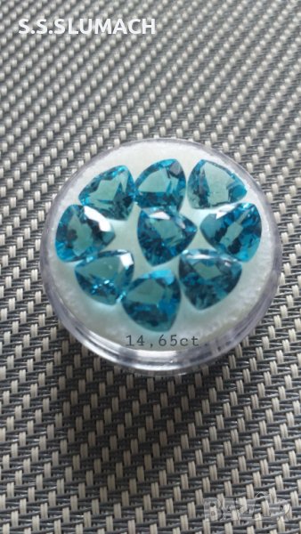 Син Топаз 14,65ct., снимка 1