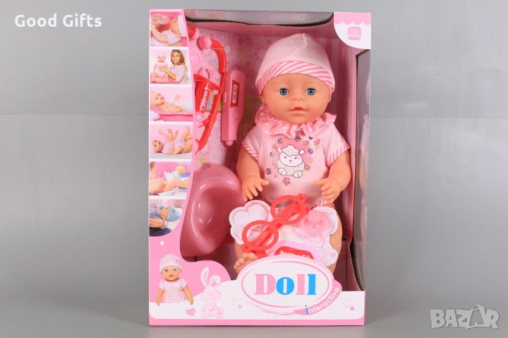 Бебе с докторски комплект, снимка 1