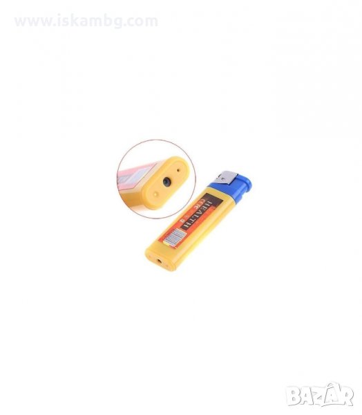 МИНИ СКРИТА КАМЕРА В ЗАПАЛКА С РЕЗОЛЮЦИЯ 1280 Х 960 - код 0033, снимка 1