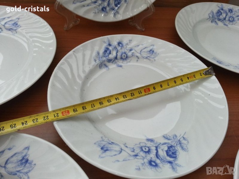 Стар български порцелан чинии, снимка 1