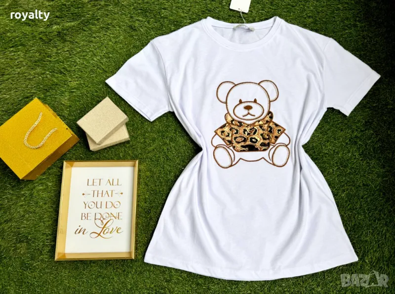 Памучна дамска тениска , снимка 1