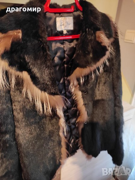 Дамско яке от заешка кожа S размер, снимка 1