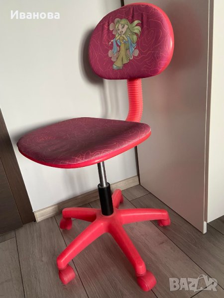Стол за момиче. Детски стол за бюро. Столче, снимка 1