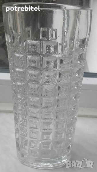 Ваза - стъкло / от социализЪма / 1970/80, снимка 1