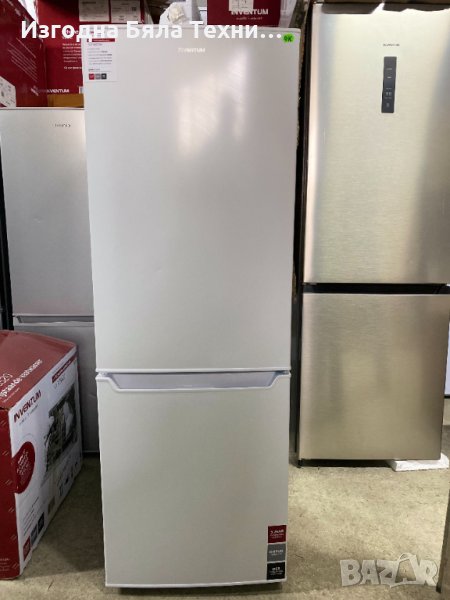 Самостоятелен хладилник с фризер Инвентум KV1435W, снимка 1