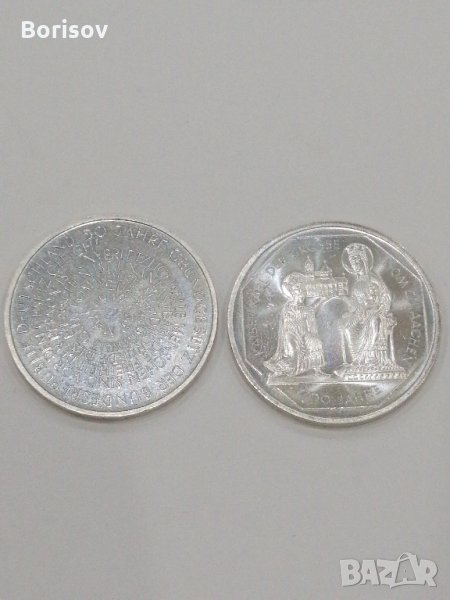 10 юбилейни немски сребърни марки , снимка 1