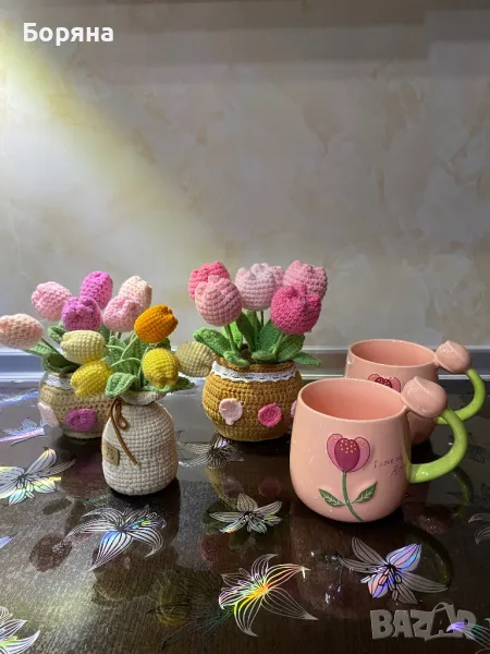 Керамична чаша Лале, снимка 1