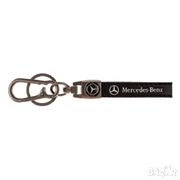 Ключодържател Mercedes-Benz от еко кожа и метал, снимка 1