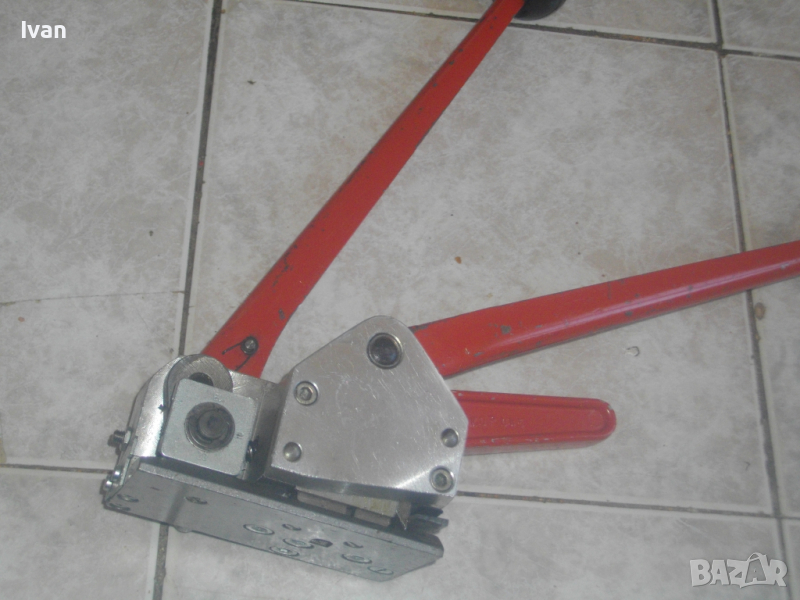 Ръчна Чембер Машина За Метални Ленти-13мм-16мм-20мм-Чешка-Професионална/Индустриална-Почти Нова-Отли, снимка 1