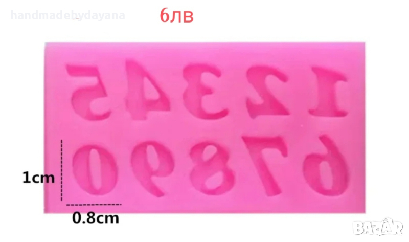молд цифри , снимка 1