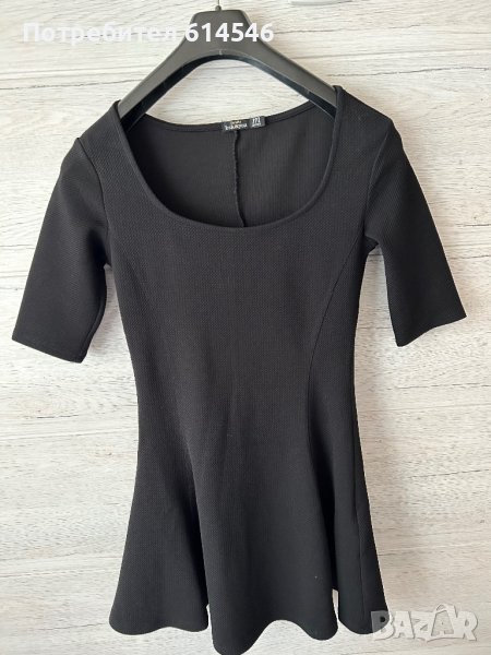 Черна рокля Bershka, снимка 1