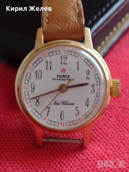 Механичен колекционерски часовник RUHLA ANTI-MAGNETIC с позлата 30096 , снимка 1