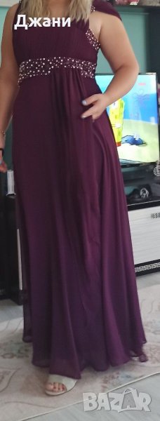 Официална лилава рокля, снимка 1