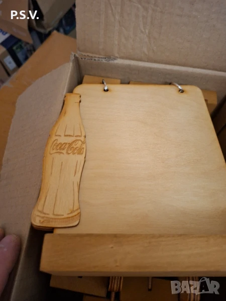 10 бр.менюта на кола дървени комплект, снимка 1