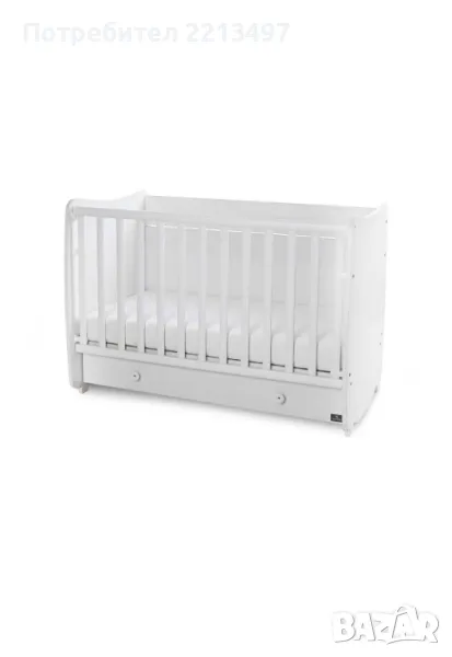 Детско легло 60X120 см бяло LORELLI, снимка 1