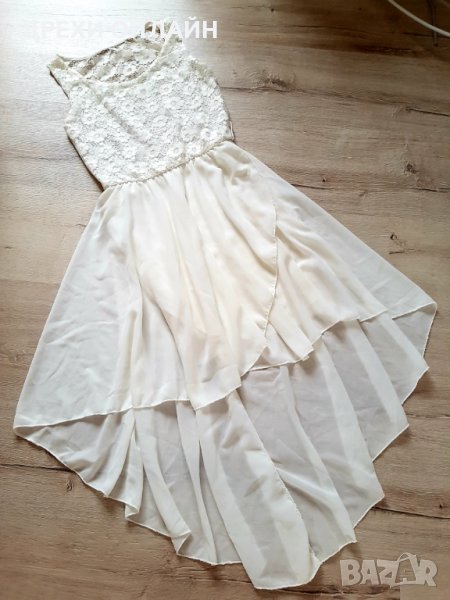 Красива бяла рокля , снимка 1