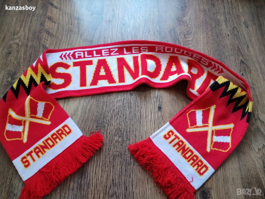 standard liege - страхотен фенски шал КАТО НОВ, снимка 1