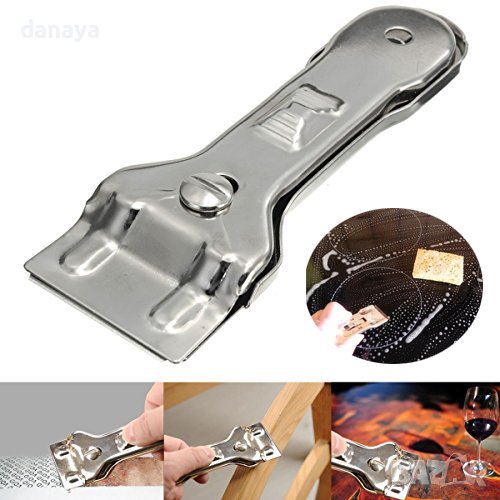 228 Шпатула скрапер за почистване на керамичен плот и винетни стикери от стъкло, снимка 1