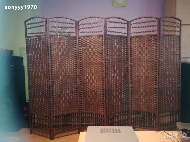 ПОРЪЧАН-параван-дърво/плетен-внос англия 0811201320, снимка 1