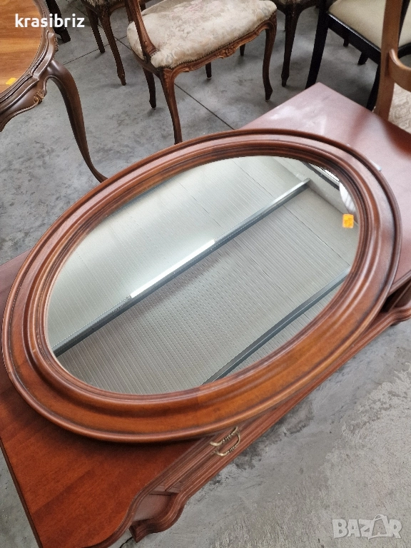 Огледало с Дървена Рамка-внос от Германия , снимка 1