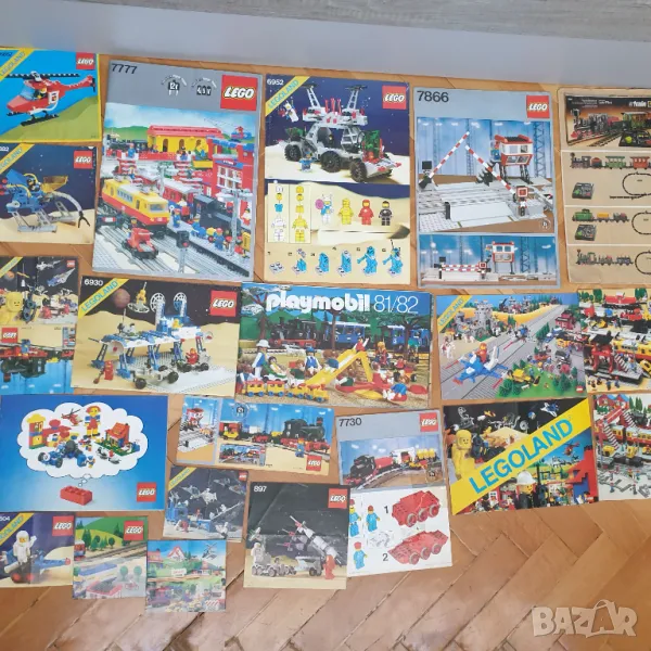 Лот от 27 редки ретро Lego Legoland Playmobil, снимка 1