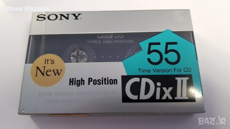 SONY CDix II хром аудиокасети японски, снимка 1
