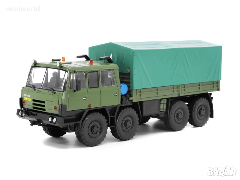 Tatra 815 VT 8x8 бордова с тента - мащаб 1:43 на DeAgostini моделът е нов в блистер, снимка 1