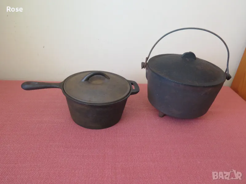 ЧУГУНЕНИ ТЕНДЖЕРИ,с чугунени капаци, снимка 1