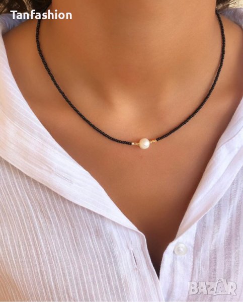 Дамско колие с перла, снимка 1