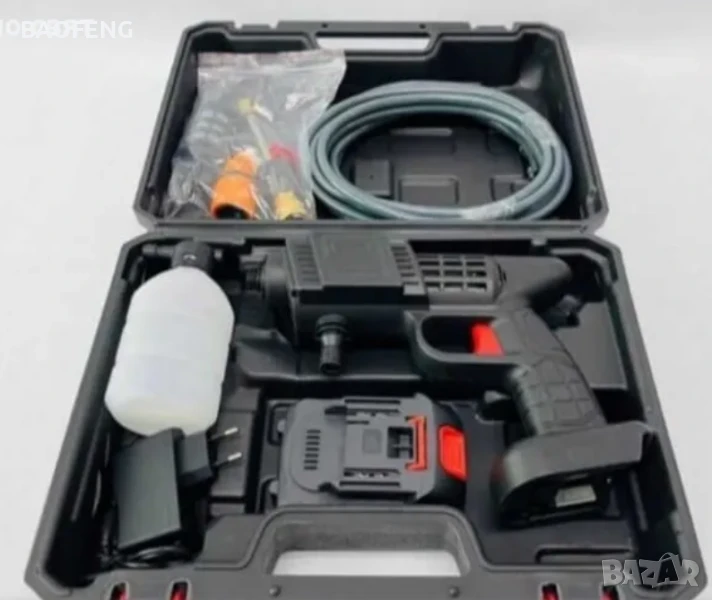 Нова 6000mah 48V 2 батерии АКУМУЛАТОРНА ВОДОСТРУЙКА за кола дом градина 30 bar от вносител, снимка 1